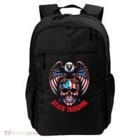 American Flag Usa Law Enforcement State Trooper Backpack thumb 0