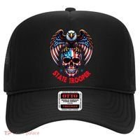 American Flag Usa Law Enforcement State Trooper Hat thumb 0