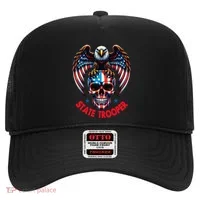 American Flag Usa Law Enforcement State Trooper Hat thumb 0