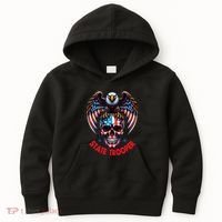 American Flag Usa Law Enforcement State Trooper Kids Hoodie thumb 0