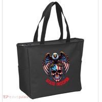 American Flag Usa Law Enforcement State Trooper Tote Bag thumb 2
