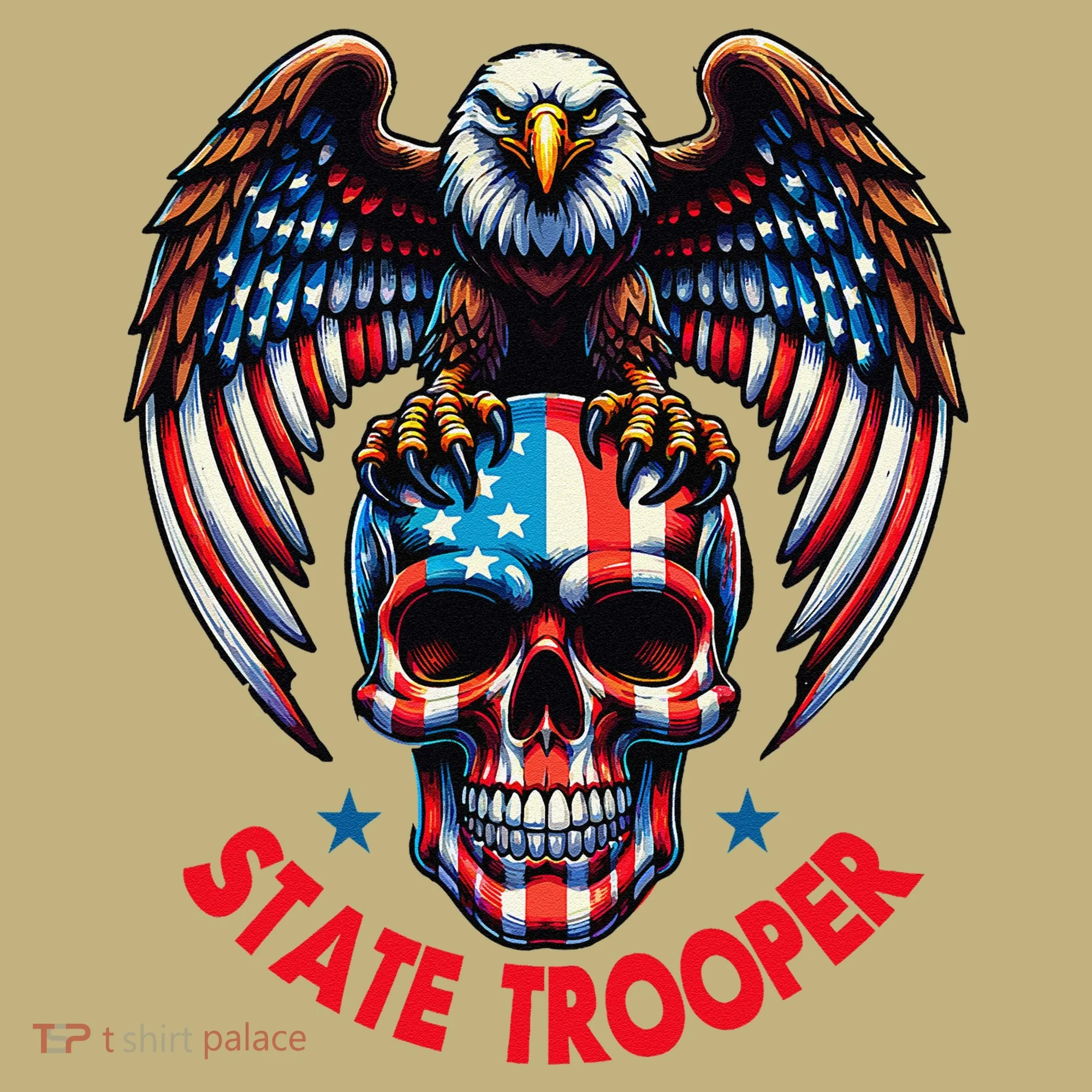 American Flag Usa Law Enforcement State Trooper Hoodie