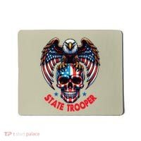 American Flag Usa Law Enforcement State Trooper Mousepad thumb 0