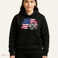 American Farmer US Flag Farmer Farming Gift Hoodie thumb 5