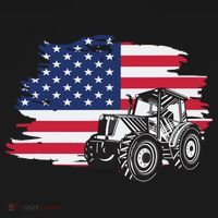 American Farmer US Flag Farmer Farming Gift Mousepad thumb 1