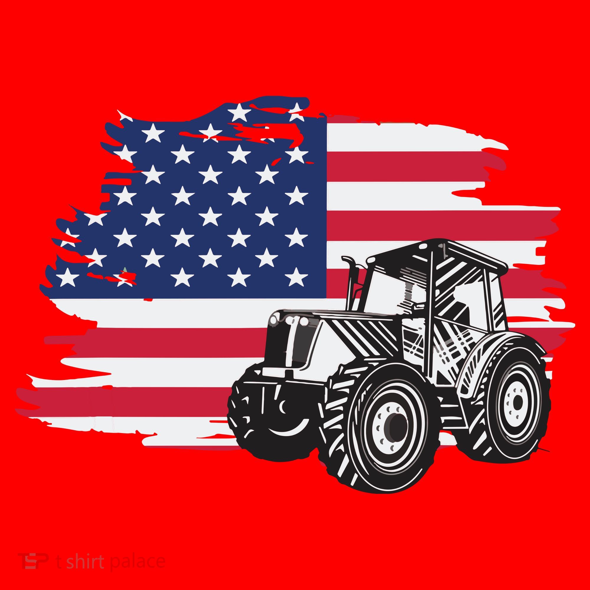 American Farmer US Flag Farmer Farming Gift Santa Hat