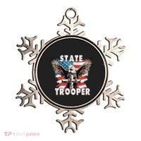 American Flag Usa Law Enforcement State Trooper Ornament thumb 0