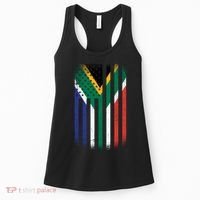 United States Of America Usa Africa Flag Women's Tank Top thumb 0