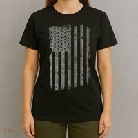 American Flag Vintage Patriotic Distressed American Flag T-Shirt thumb 4