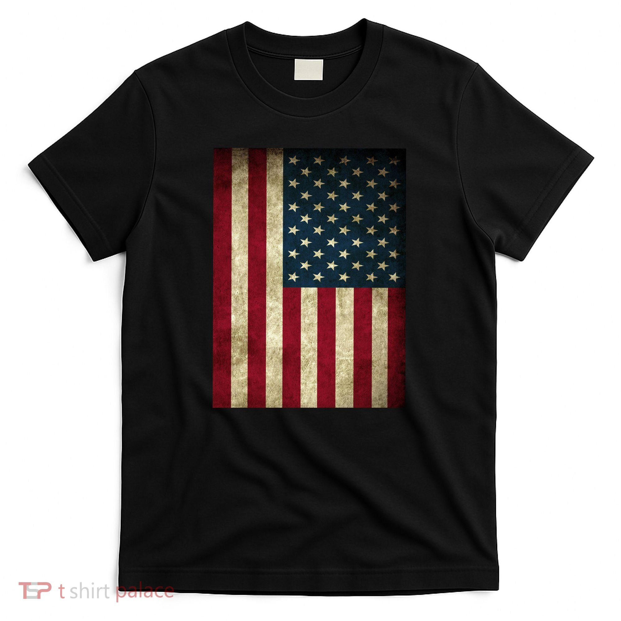 American Flag Vintage Distress T-Shirt