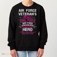 Air Force Veteran's Wife Women's Sweatshirt thumb 0