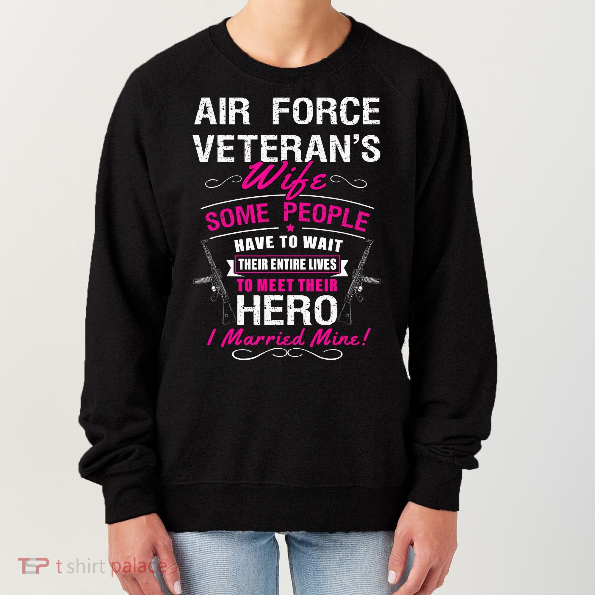 Air Force Veteran's Wife Women's Sweatshirt