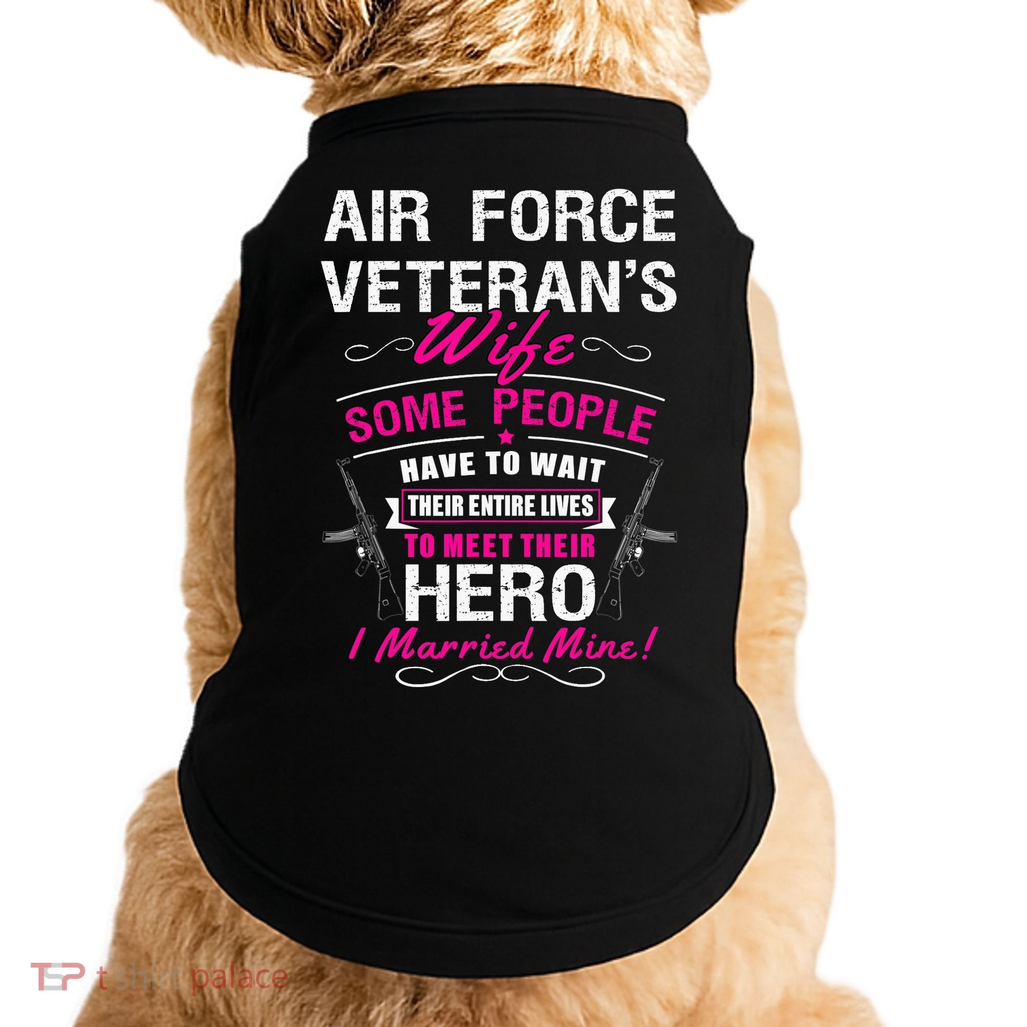 Air Force Veteran's Wife Doggie Tank