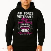 Air Force Veteran's Wife Hoodie thumb 2
