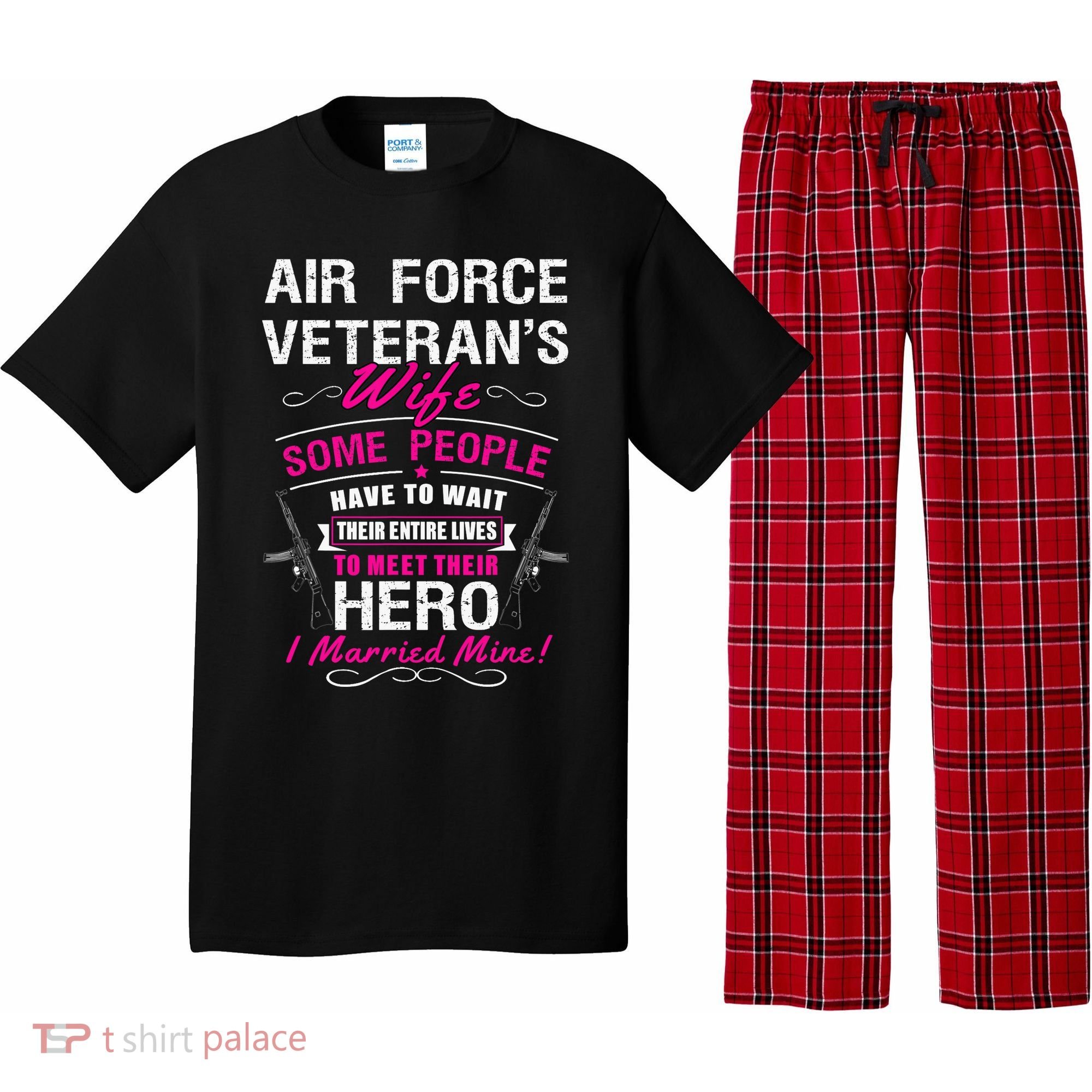 Air Force Veteran's Wife Pajama Set