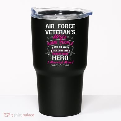 Air Force Veteran's Wife Tumbler
