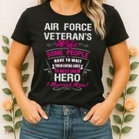 Air Force Veteran's Wife Women's T-Shirt thumb 2