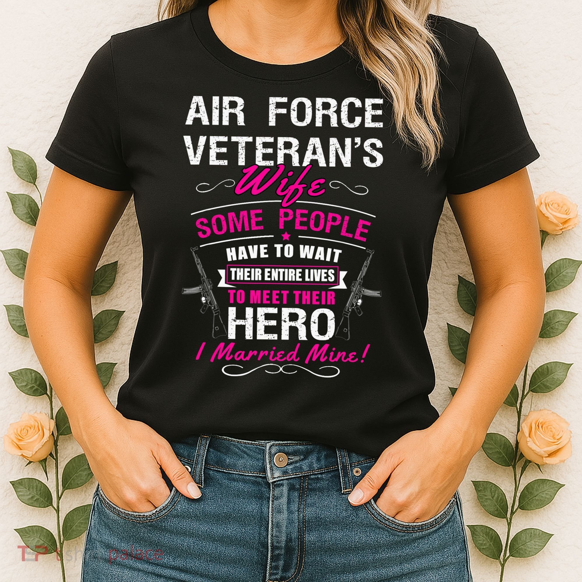 Air Force Veteran's Wife Women's T-Shirt