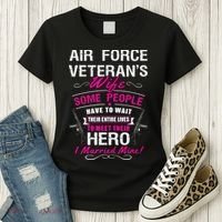 Air Force Veteran's Wife Women's T-Shirt thumb 3