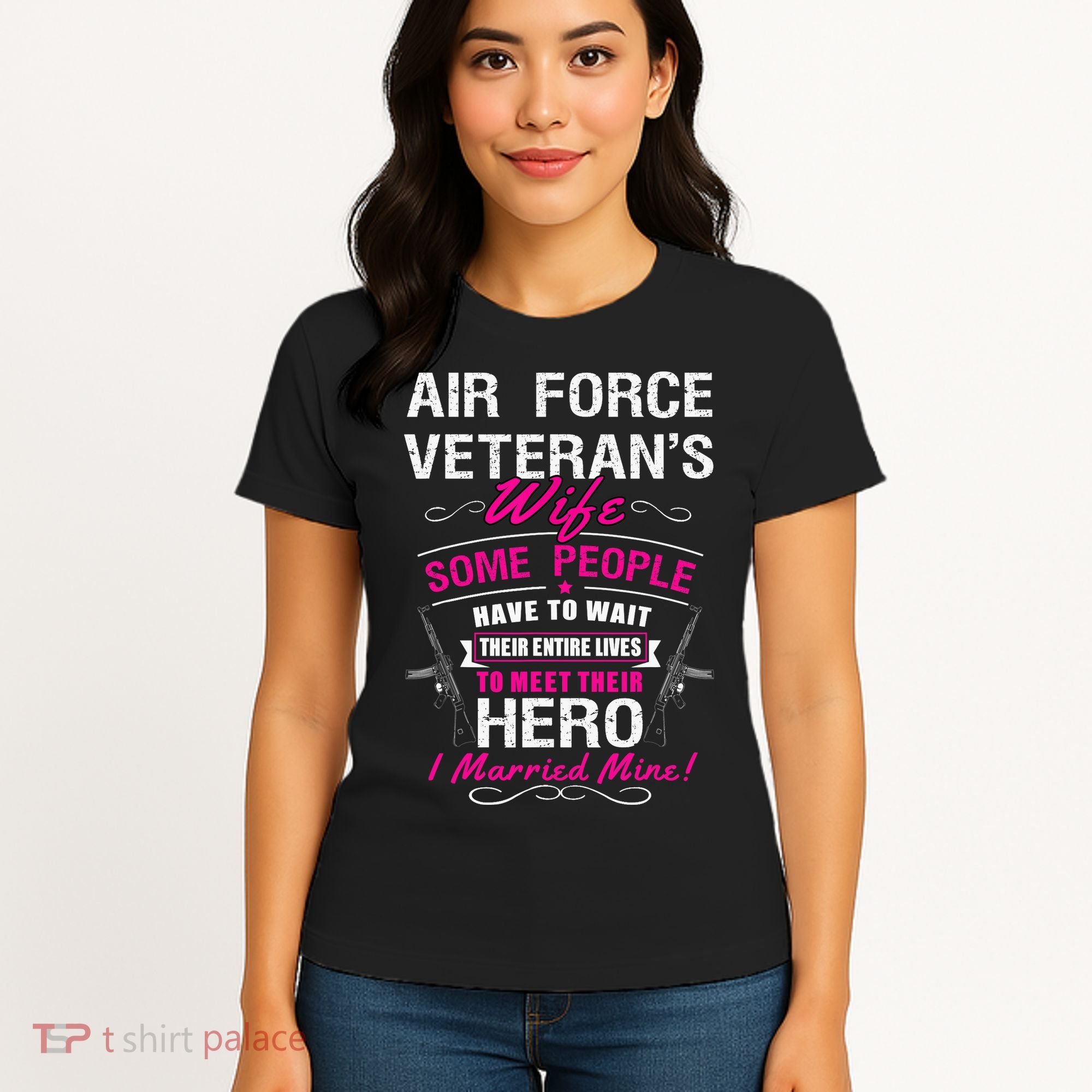 Air Force Veteran's Wife Women's T-Shirt