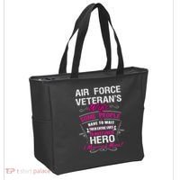 Air Force Veteran's Wife Tote Bag thumb 2