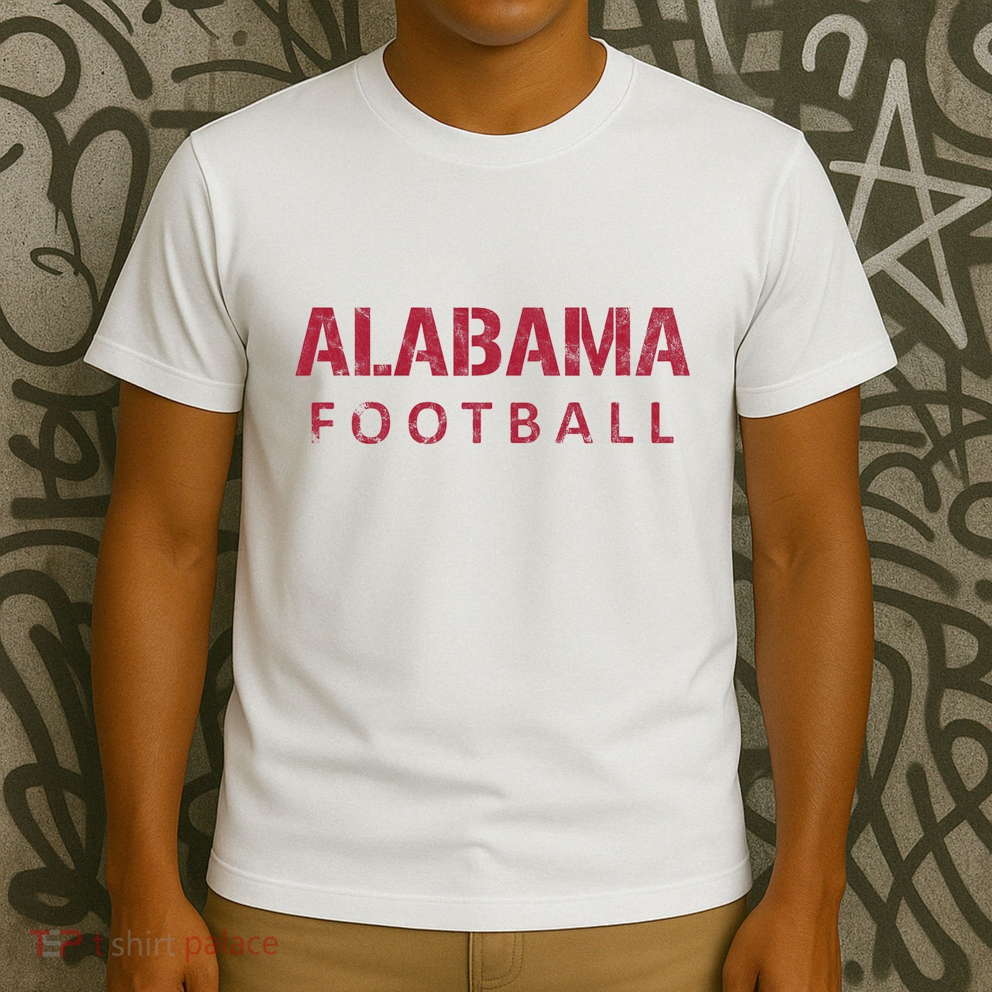 Alabama Football Vintage Distressed T-Shirt
