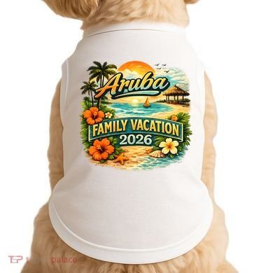 Aruba Family Vacation 2026 Doggie Tank
