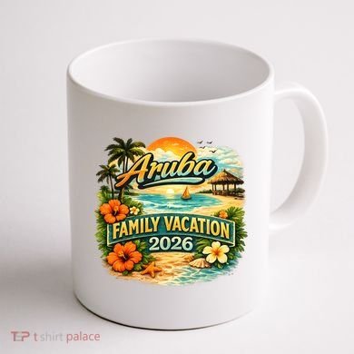 Aruba Family Vacation 2026 Coffee Mug back