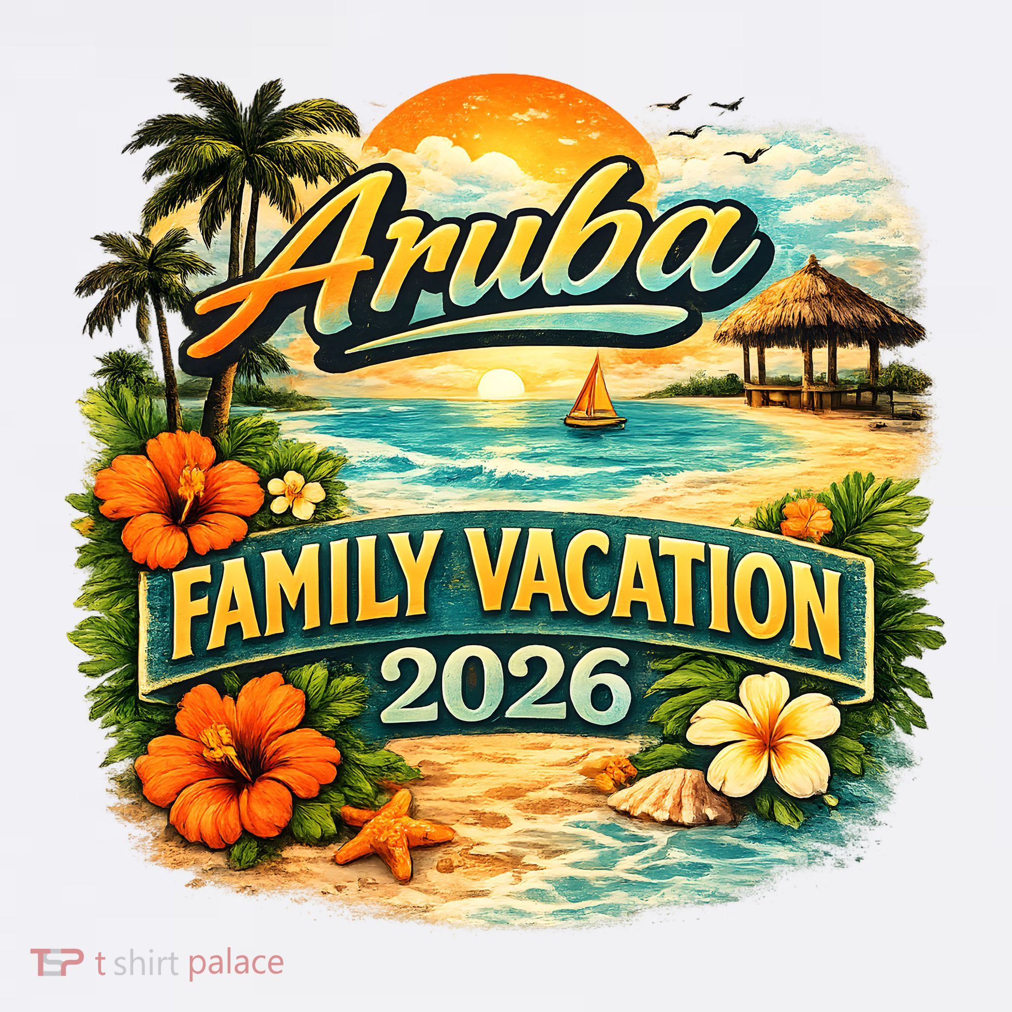 Aruba Family Vacation 2026 Polo