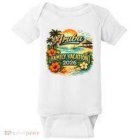 Aruba Family Vacation 2026 Baby Bodysuit thumb 0