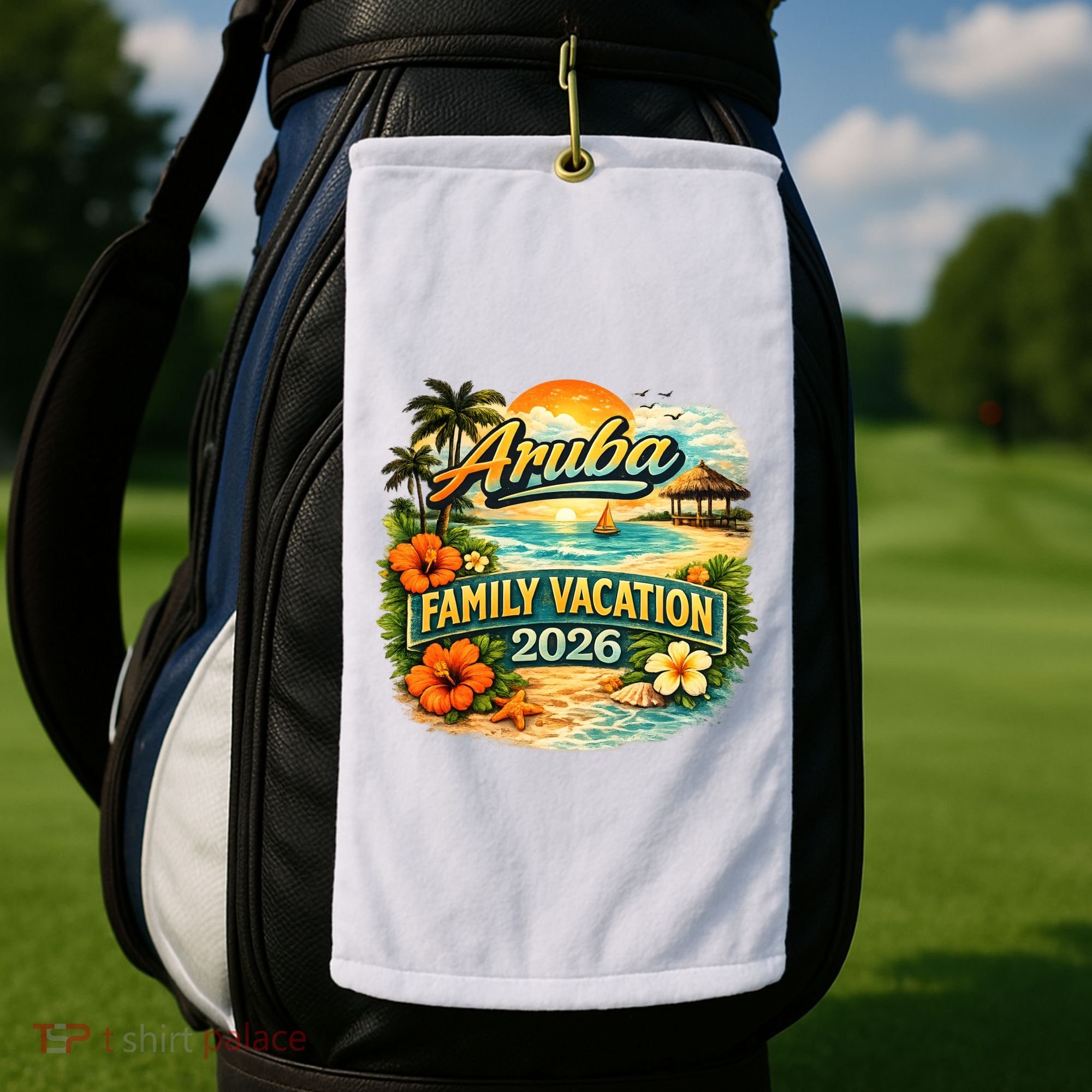 Aruba Family Vacation 2026 Golf Towel