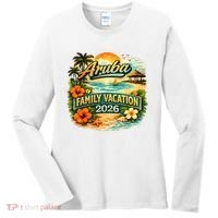 Aruba Family Vacation 2026 Women's Long Sleeve Shirt thumb 0