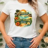 Aruba Family Vacation 2026 Women's T-Shirt thumb 2
