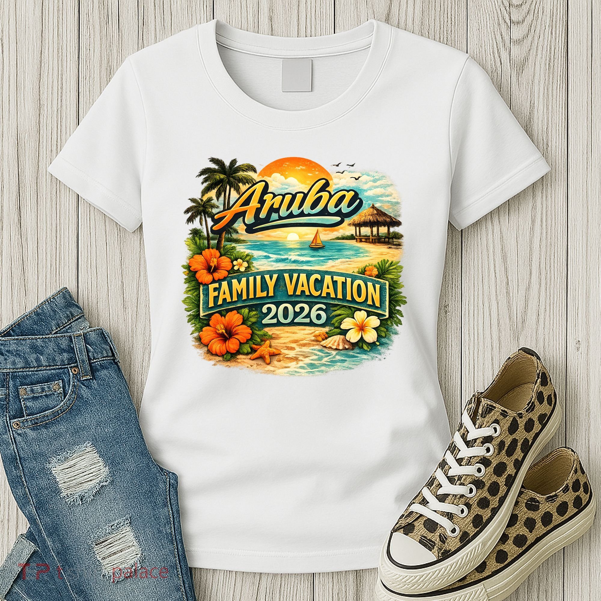 Aruba Family Vacation 2026 Women's T-Shirt