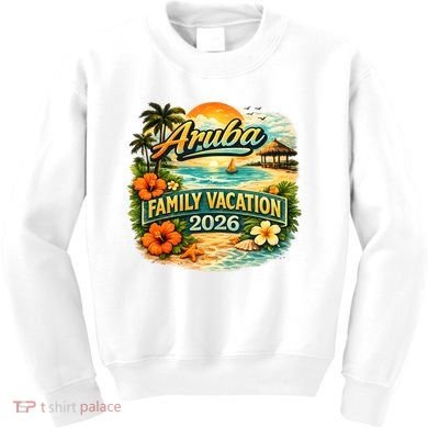 Aruba Family Vacation 2026 Kids Sweatshirt