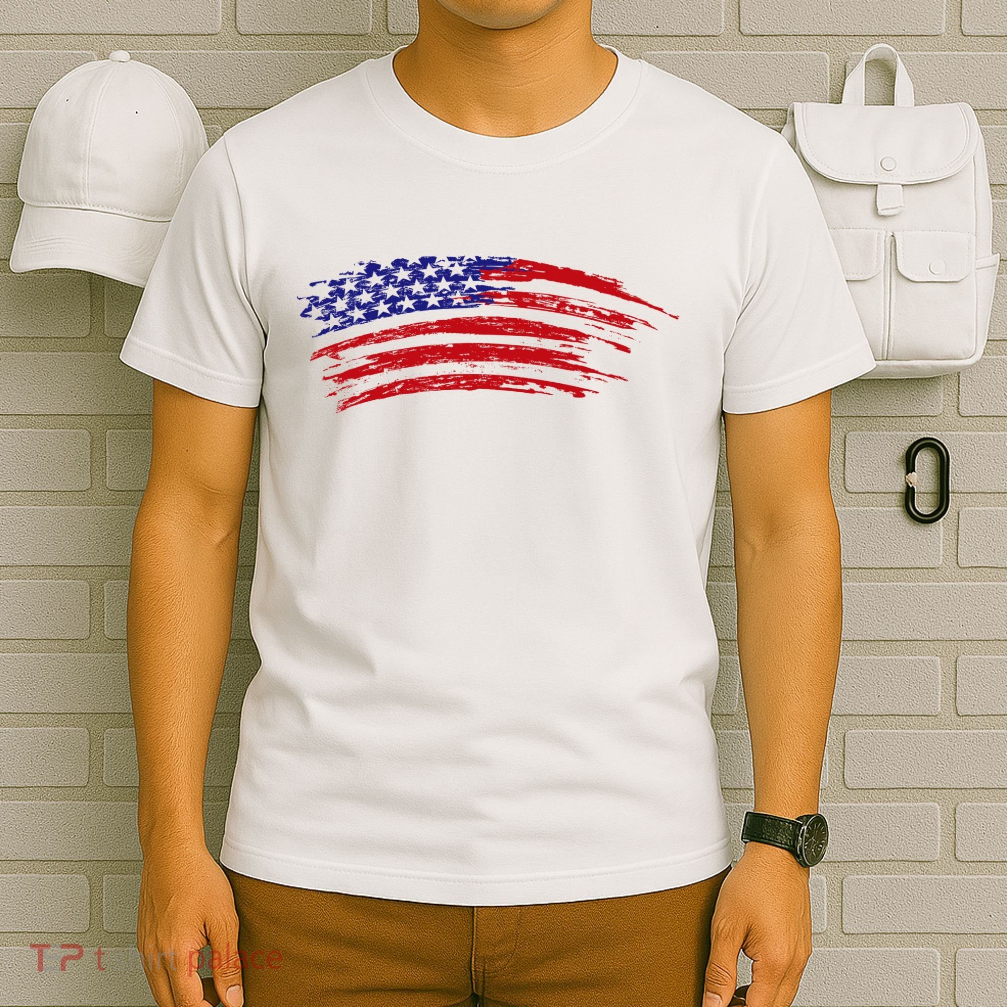 American Flag Vintage T-Shirt