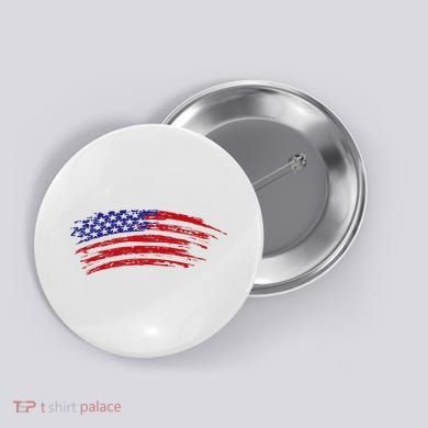 American Flag Vintage Button