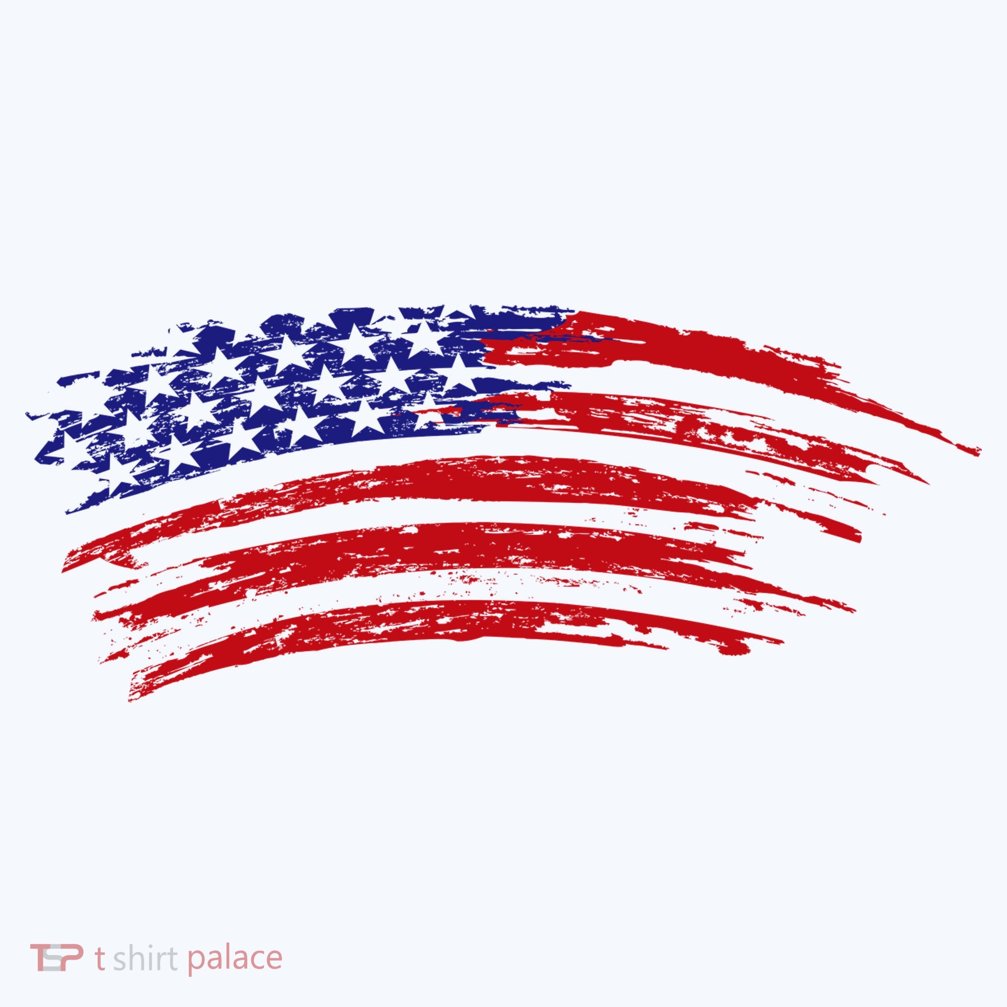 American Flag Vintage Bucket Hat