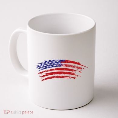 American Flag Vintage Coffee Mug
