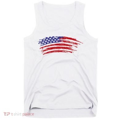 American Flag Vintage Tank Top