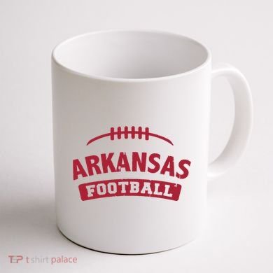 Arkansas Football Vintage Distressed Coffee Mug back