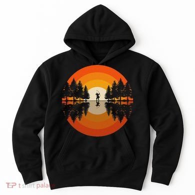 Archery Forest Woods Silhouette Bowman Bow Arrow Archer Hoodie