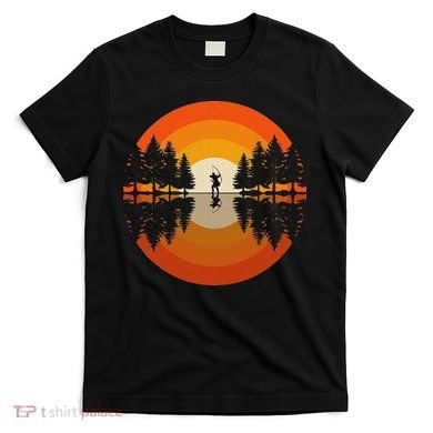 Archery Forest Woods Silhouette Bowman Bow Arrow Archer T-Shirt
