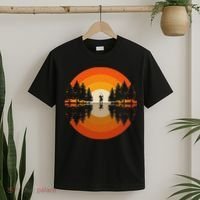 Archery Forest Woods Silhouette Bowman Bow Arrow Archer T-Shirt thumb 2