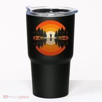 Archery Forest Woods Silhouette Bowman Bow Arrow Archer Tumbler thumb 0