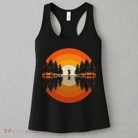 Archery Forest Woods Silhouette Bowman Bow Arrow Archer Women's Tank Top thumb 3