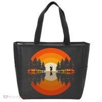 Archery Forest Woods Silhouette Bowman Bow Arrow Archer Tote Bag thumb 0