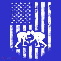 American Flag Wrestling Gift Distressed Wrestle Gift Gift Kids Sweatshirt thumb 2