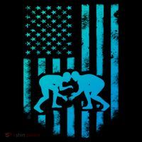 American Flag Wrestling Gift Distressed Wrestle Gift Coffee Mug thumb 5
