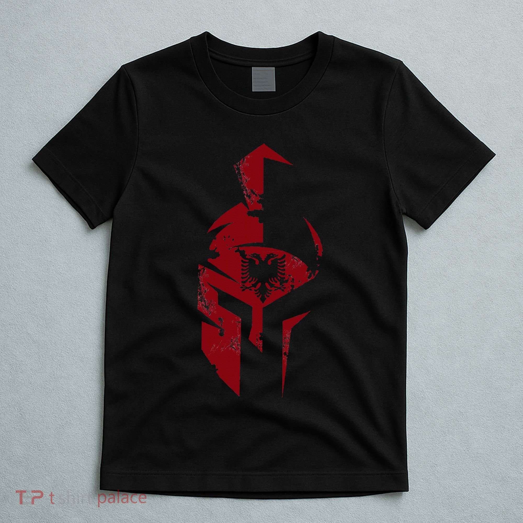 Albanian Flag Warrior Shqip Shqiponja Albanian Eagle T-Shirt